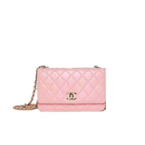 Chanel rainbow letter chain bag