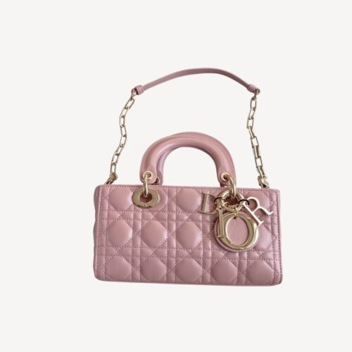 Dior Christian Dior Small Lady D-Joy Bag Pink For Women 9in/22cm
